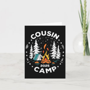 Carte Camping Summer Vacation Crew Cousin Camp 2025
