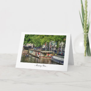 Carte Canal Abstrait Houseboat - Vous Manquez