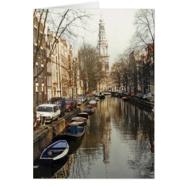 Carte Canal Amsterdam (Devant)