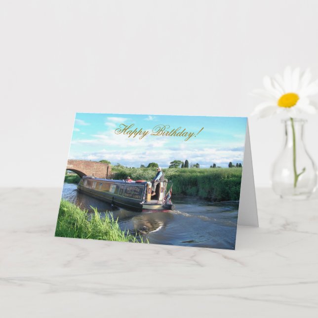 CARTE CANAL BOATS (Petite plante)