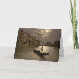 Carte Canal grand par le clair de lune II, Venise,