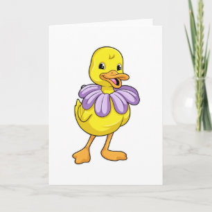 Carte Canard avec Daisy