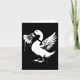 Carte Canard Avec Navette - Drôle Graphique Amoureux Bad