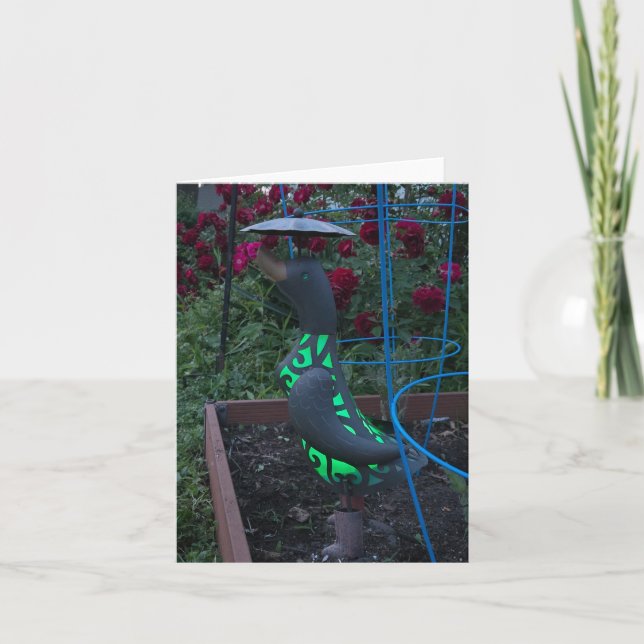 Carte Canard de jardin (Devant)