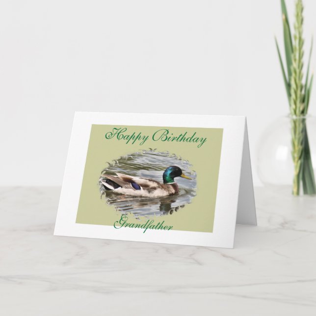 Carte Canard de Mallard (Devant)
