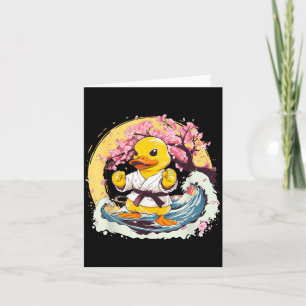 Carte Canard en caoutchouc de karaté animal Mma Taekwond