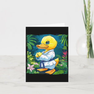 Carte Canard en caoutchouc de karaté animal Mma Taekwond