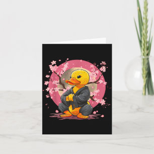 Carte Canard en caoutchouc de taekwondo kickboxing anima