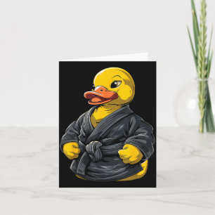 Carte Canard en caoutchouc de Taekwondo kickboxing anima