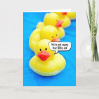 Canard en caoutchouc jaune 50e Humour d'anniversai