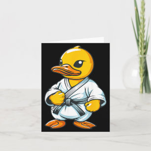 Carte Canard en caoutchouc Karaté Animal Mma Taekwondo J