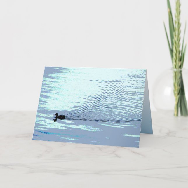 Carte Canard et ripples Dia del Padre (Devant)