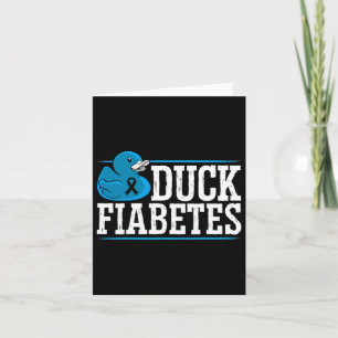 Carte Canard Fiabète Diabète Mois de sensibilisation Ins