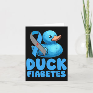 Carte Canard Fiabetes Mois de la sensibilisation au diab