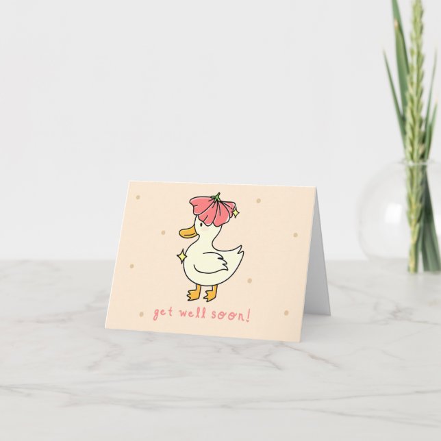 Carte Canard Guéris Vite  (Devant)