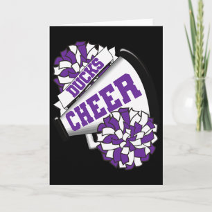 Carte Canards Cheer Ck à l'école Esprit de Cheerleading 
