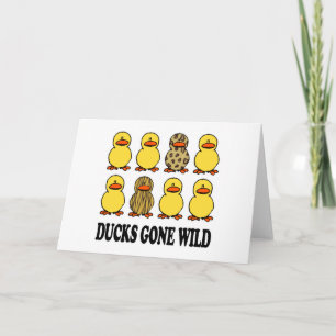 Carte Canards Devenus Fous