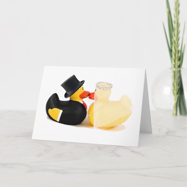 Carte Canards mariages 2 (Devant)