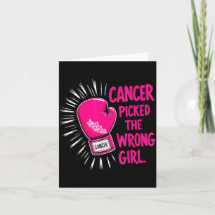Carte Cancer a Choisi la Mauvaise Fille Cancer du Sein