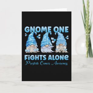Carte Cancer Awareness Light Blue Gnome