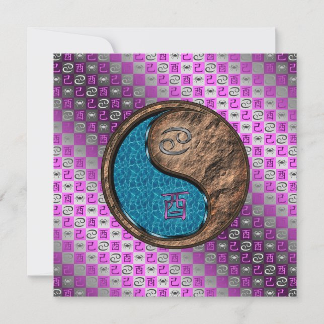Carte Cancer & Coq de Terre (Devant)