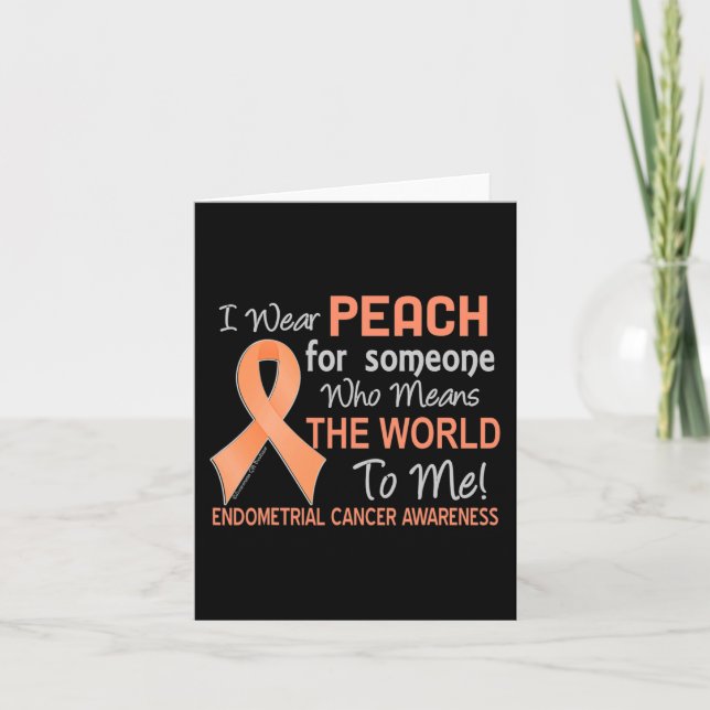 Carte Cancer De L'Endomère Pour Quelqu'Un Qui Veut Dire  (Devant)