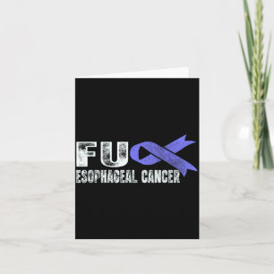 Carte Cancer de l'oesophage Sensibilisation Suprt Rétro 