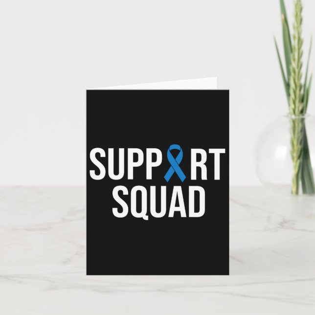 Carte Cancer du côlon Cancer du côlon Bleu Ruban (Devant)