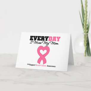 Carte Cancer du sein - Chaque jour je manque ma mère