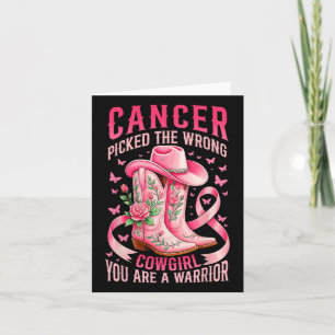 Carte Cancer Du Sein Choisi La Mauvaise Cowgirl Vous Ête