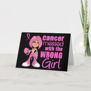 Carte Cancer du sein Fille de combat 1