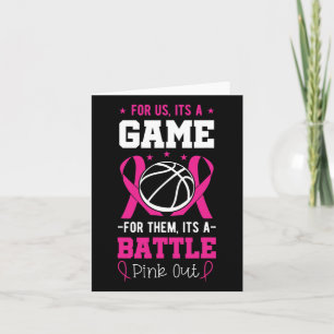Carte Cancer du sein Joueur de sketchs entraîneur rose R