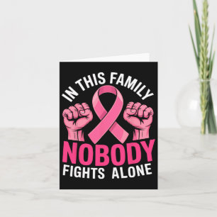 Carte Cancer du sein Soutien du ruban rose Cancer du sei