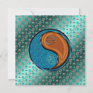 Carte Cancer et chien de bois