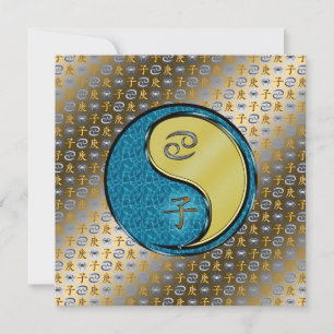 Carte Cancer et rat métallique