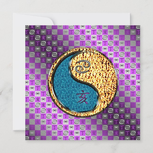 Carte Cancer & Fire Boar (Devant)