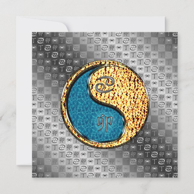 Carte Cancer & Fire Rabbit (Devant)