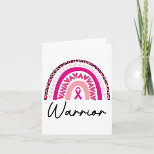Carte Cancer Guerrier Pink Breast Cancer Sensibilisation
