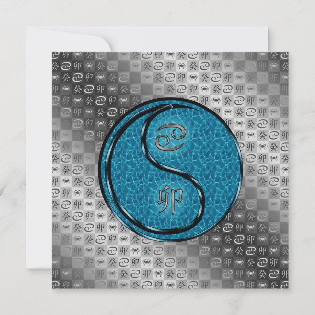 Carte Cancer & Lapin d'eau (Devant)