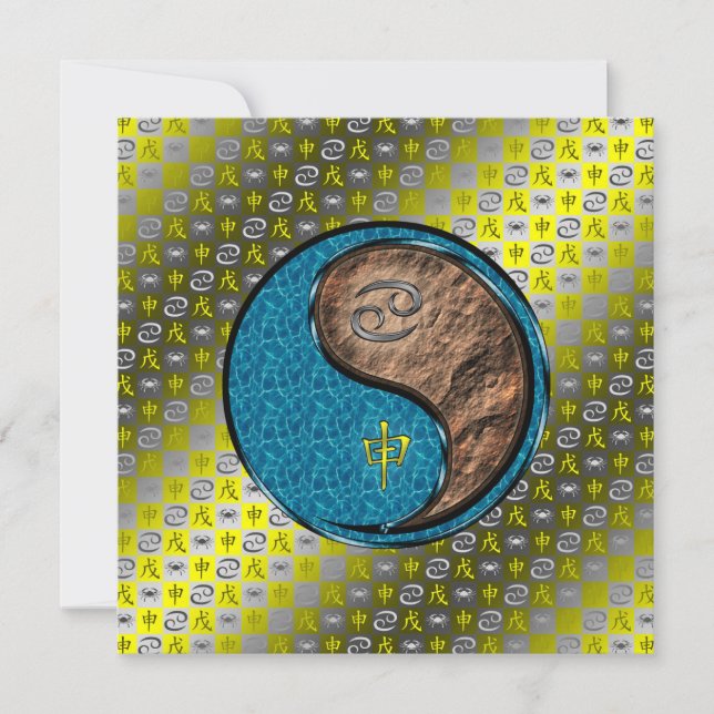 Carte Cancer & Singe Terre (Devant)