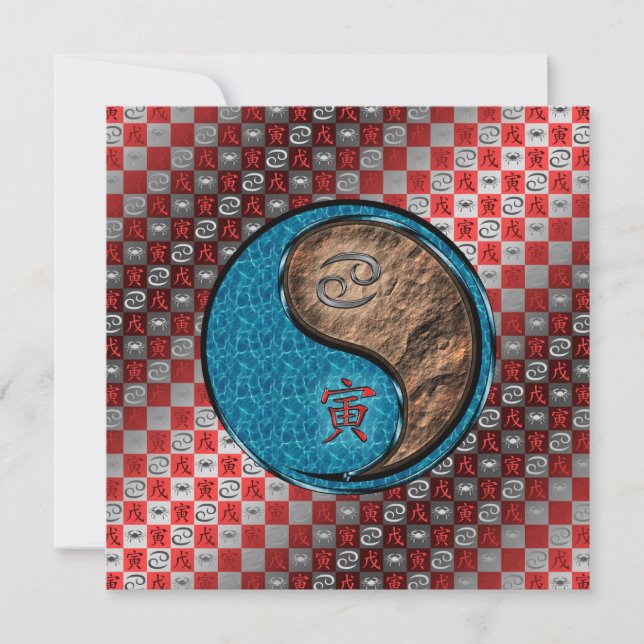 Carte Cancer & Tigre de Terre (Devant)