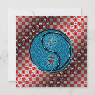 Carte Cancer & Tigre d'eau