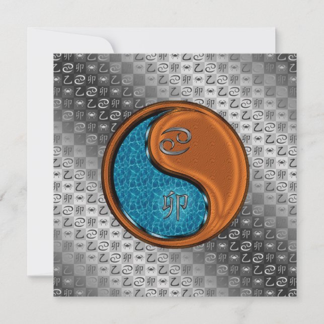 Carte Cancer & Wood Rabbit (Devant)