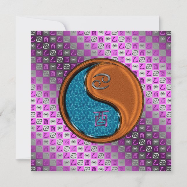 Carte Cancer & Wood Rooster (Devant)