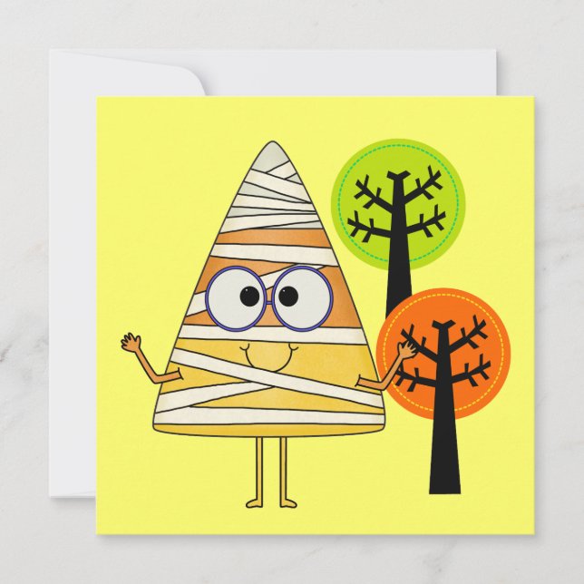 Carte Candy Corn maman Halloween (Devant)