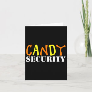 Carte Candy Security Costume d'Halloween facile pour Laz