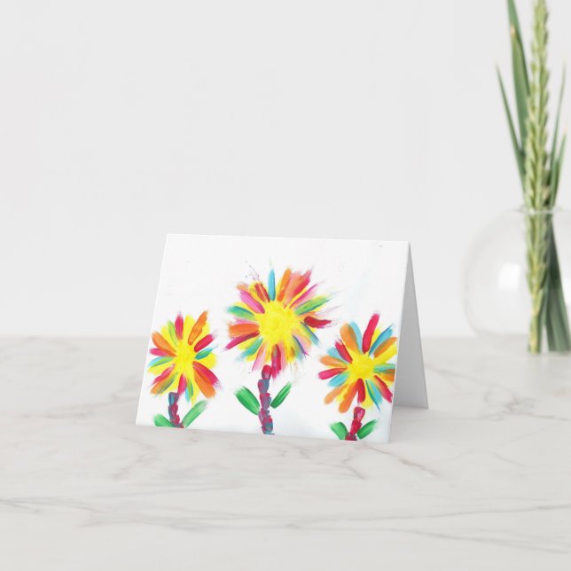 Carte Candy Waters Artiste de l'autisme (Devant)