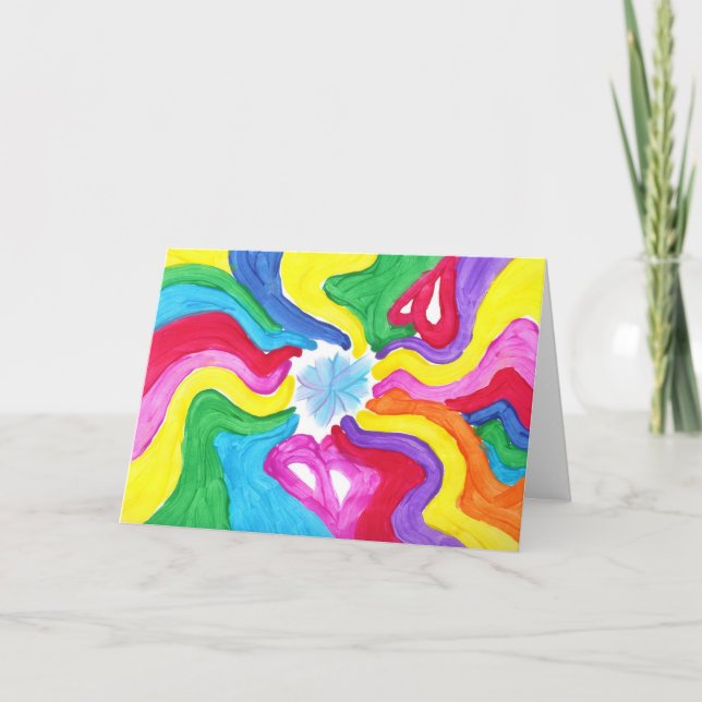 Carte Candy Waters Artiste de l'autisme (Devant)