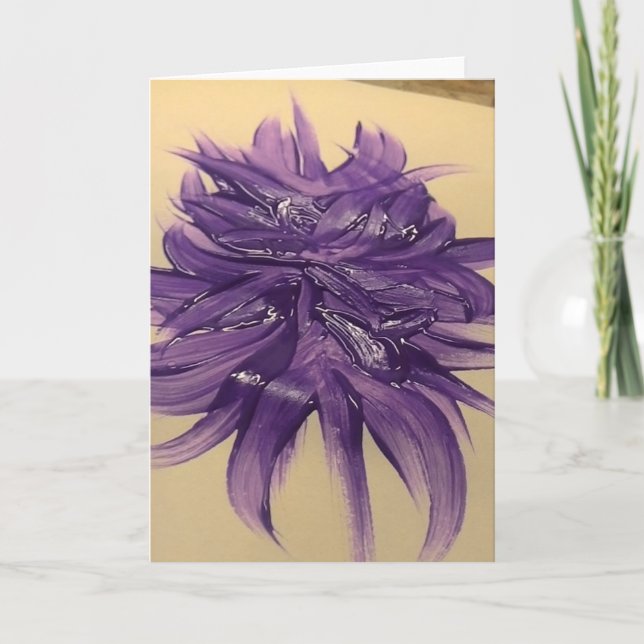 Carte Candy Waters Artiste de l'autisme (Devant)