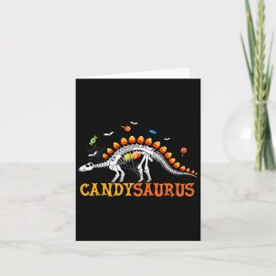 Carte Candysaurus bonbon en forme de maïs dinosaure sque
